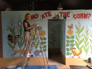 Painting Who Ate the Corn activity