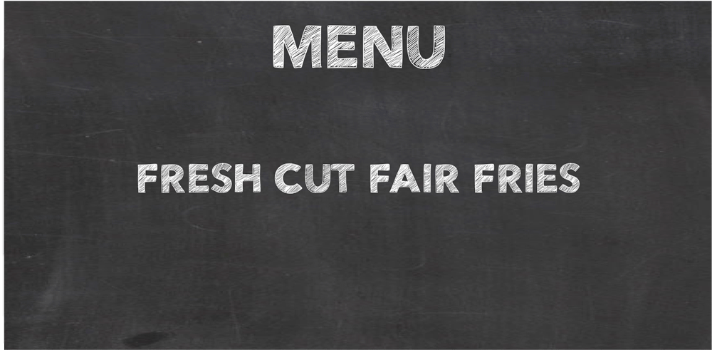 Fry Shack Menu
