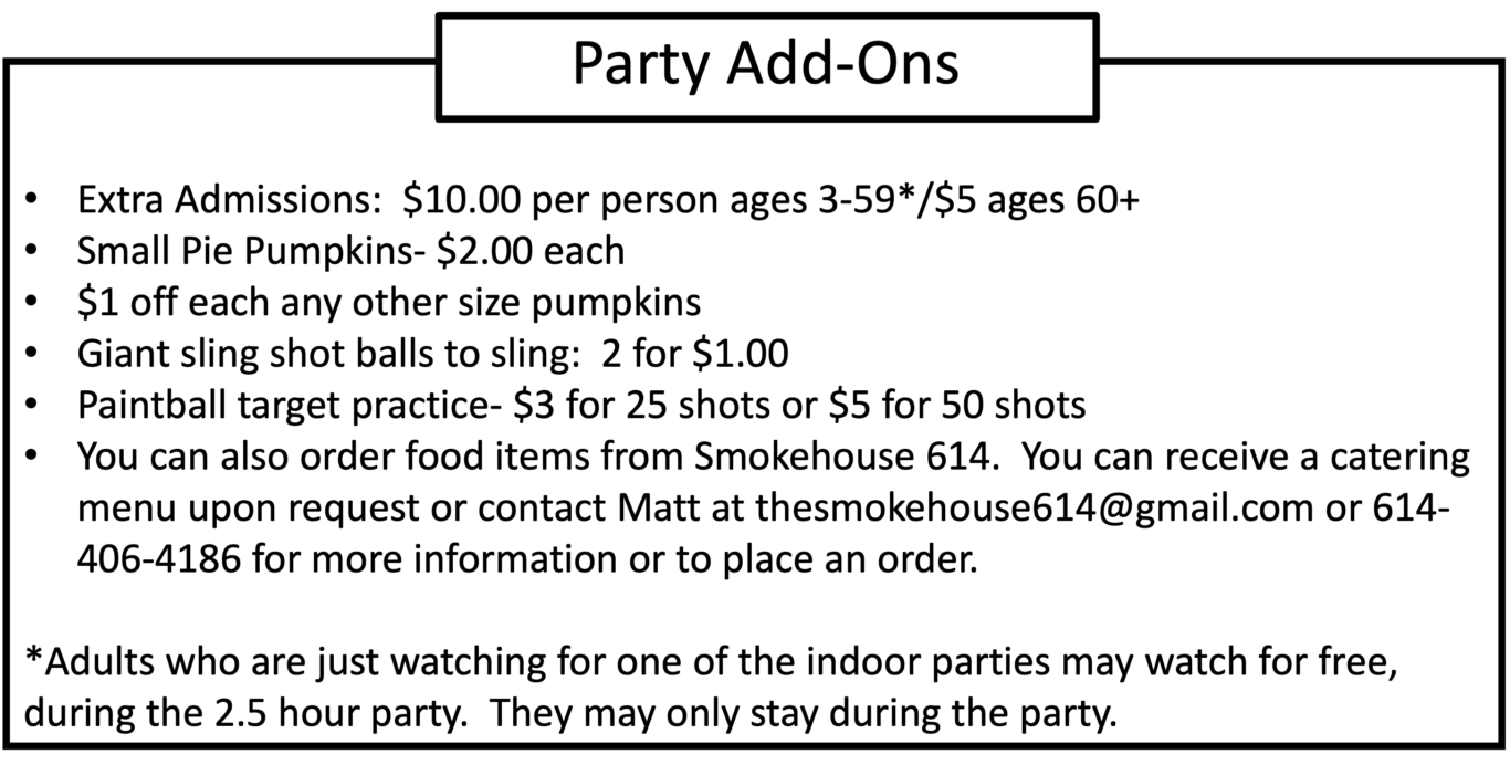 Garden area group pricing